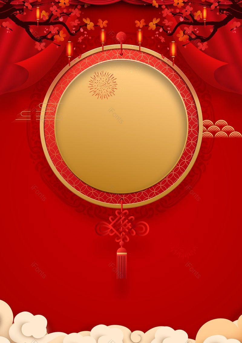 红色节日氛围腊八节新年创意背景,插画/手绘图,插画/手绘图库,插画/手绘图下载,插画/手绘